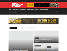 Tablet Screenshot of exportandfreight.com